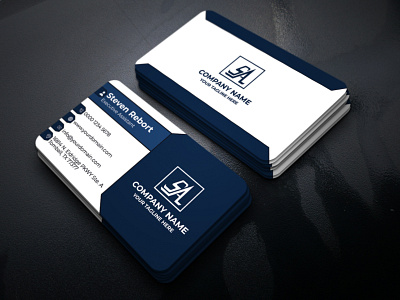 CORPORATE BUSINESS CARD DESIGN TEMPLATE business card corporate creative design illustration minimalist mockup modern personal print professional template unique vector visiting card