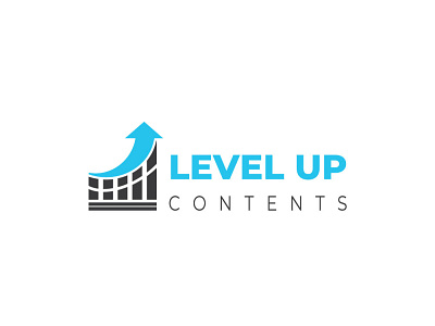 Level Up Corporate Logo Design Template