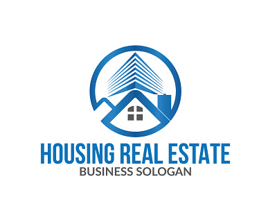 Housing Real Estate Logo Design Template