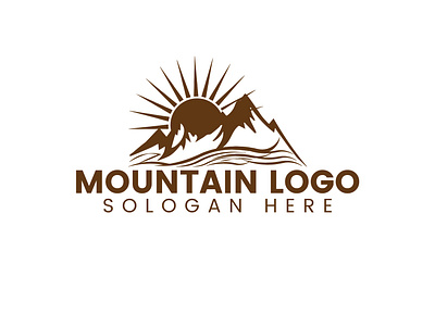 Adventure Mountain Logo Design Template