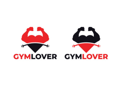 Gym Lover Logo Design brand identity colorful logo corporate creative custom logo design gym logo letter minimalist modern real estate unique vector