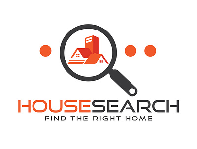 House Search Logo Design Template brand identity branding colorful logo corporate creative custom logo design letter minimalist modern real estate unique vector