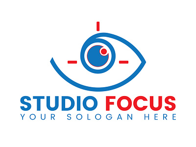 Studio Focus Camera Logo Design Template