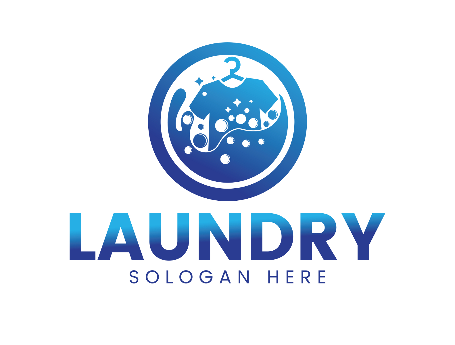 Laundry Logo Design Template by Shadhin Ali on Dribbble