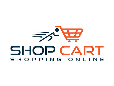 Online Shopping Store Logo Design Template