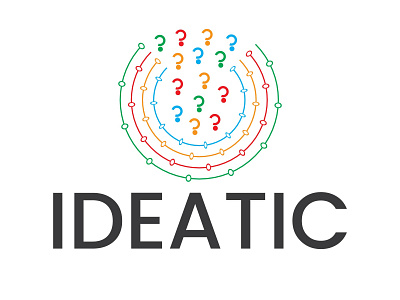 Bright Think Questions Creative Idea Logo Design Template