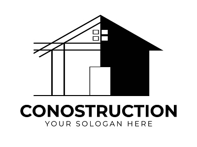 Real Estate Construction Logo Design Template