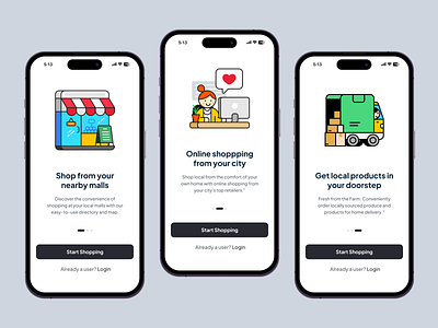 Delivery App Onboarding Screen