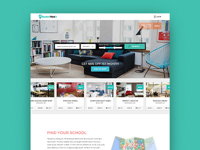 Student Rent It - Landing Page