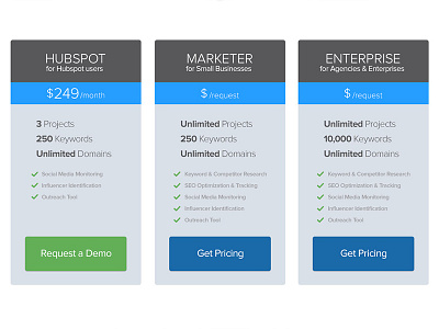 Pricing Table app bullets button checks flat packages price pricing pricing table product web web app