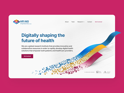 HPI∙MS Identity design sprint experience landing page sprint ui user experience ux website