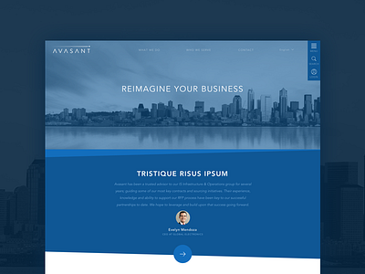 Avasant Home Page