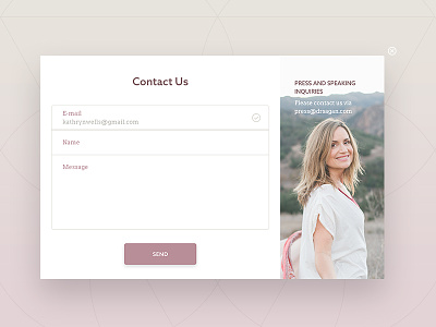 Contact form button contact form health holistic triangle validation wellness yoga