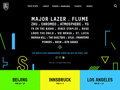 Air+Style Homepage air cities competition event festival lineup music shapes slideshow snowboard style