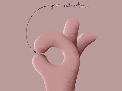 Your self-esteem design graphic design illustration