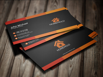 Minimalist  professional business card design template