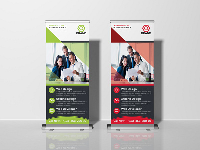 Roll Up Banner Template animated web banner banner banner ads branding design professional retractable banner roll up banner stand banner static banner template templates x stand x stand x stand banner