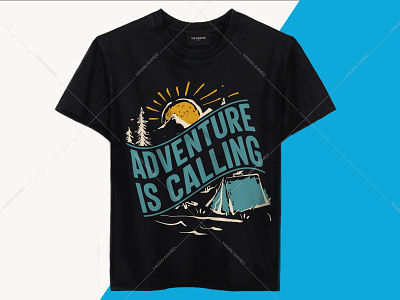 Adventure is Calling Camping Travelling T-shirts Design adventure quotes avengers t shirt band t shirts branding design camping t shirt design funny shirts happy camper shirt illustration logo design safari shirt t shirt design t shirt design ideas t shirt printing t shirts t shirts funny travel quotes uiux