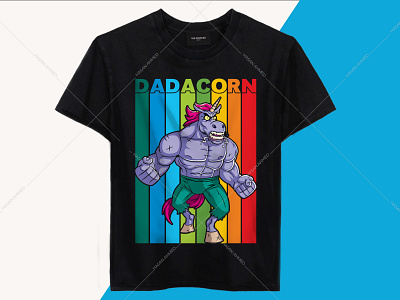 Dadacorn Unicorn T-Shirt Design