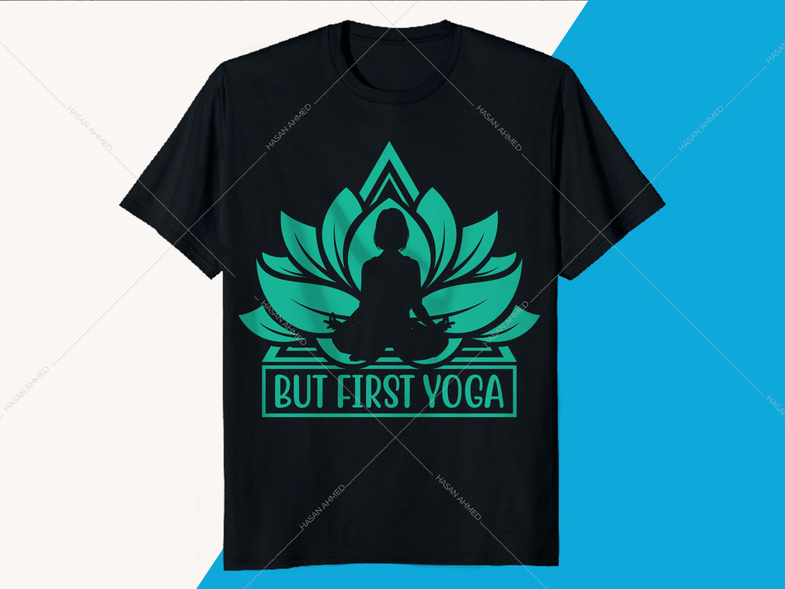 But First Yoga T-shirt Design Template by Hasan Ahmed on Dribbble