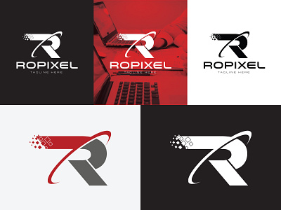 Modern R Letter Logo Design.