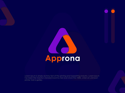 Approna Logo Design - A Letter a letter logo a letter logo design abstract app logo company logo creative logo logo logo creator logo design logo designer modern logo