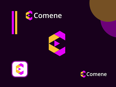 Comene logo design - C modern logo mark