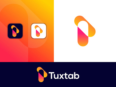 Tuxtab Logo Design, T Modern Logo Mark. 2020 2021 top 5 abstract app icon app icon logo brand identity branding business logo lettering logo logo designer logo presentation minimal minimalist logo minimalistic design modern logo popular dribbble shots simple t logo typography word mark