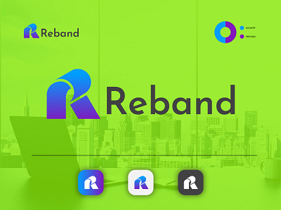 Reband Logo Design, R Modern Logo Mark.