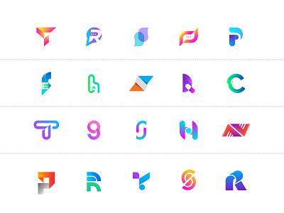 Modern Letter Logo Collection 2021.