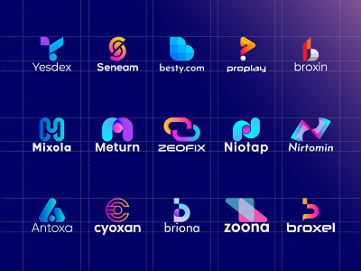 Modern Letter Logo Collection 2021. 2020 2021 top 5 abstract app icon logo brand identity branding clean flat colorful creative gradient logo letter logo logo designer minimal minimalist logo minimalistic design modern logo modern professional popular dribbble shots simple typography word mark