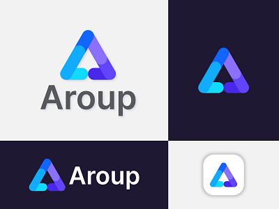 A + Arrow Logo Design Concept.