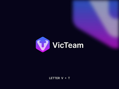 V + T Logo Design Concept.