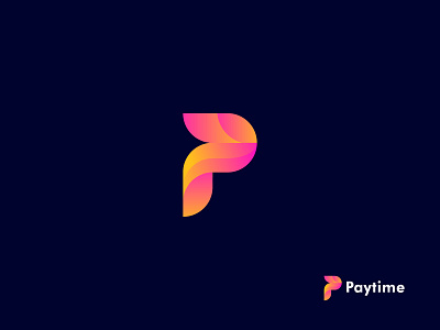 P Modern Logo Design.