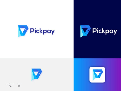 P for Pickpay Logo, Letter P + Paper Plane Icon Concept abstract app logo best logo designer brand identity branding business logo company logo creative logo ecommerce logo graphic design logo logo design logo designer logo maker minimalist logo modern logo p logo paper plane logo payment logo popular dribbble shot