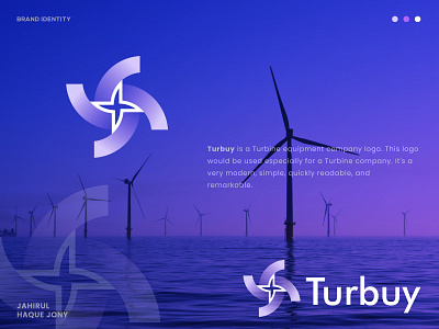 Turbuy Logo abstract app logo best logo designer brand identity branding creative logo design graphic design illustration logo logo design logo designer modern logo popular dribbble shots top 5 turbine turbine logo ui