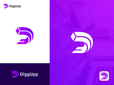 Letter D Tech Logo by MD JAHIRUL HAUQ JONY (Logo Designer) on Dribbble