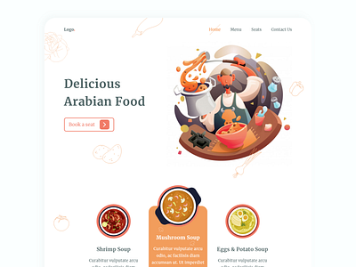 Arabian Food Website