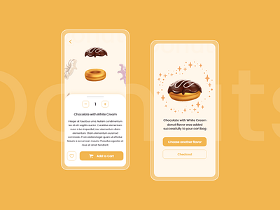 Donuts Application adobexd dailyui dailyuidesign design donuts ios ios app ios app design mobile app mobile app design mobile design mobile ui ui uichallenge ux uxdesign
