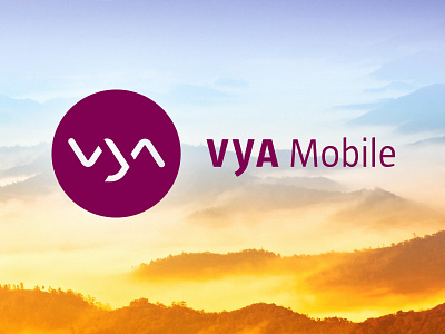 Logo + Corporate Design for VYA corporate design logo mobile telecommunication