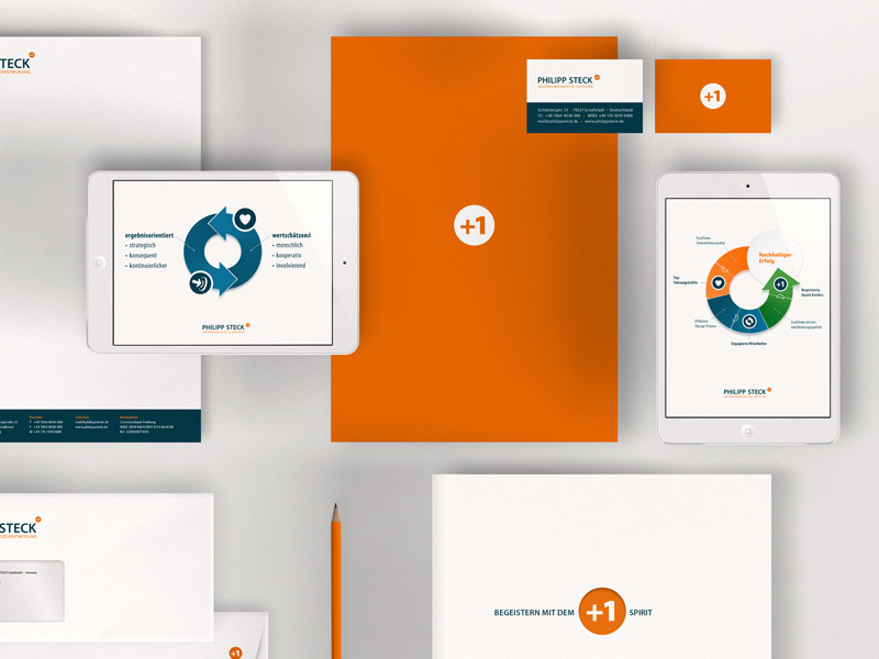 Philipp Steck, Print Media corporate design redesign cards graphics