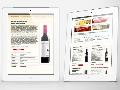 Webdesign for Spaniens Weinwelt