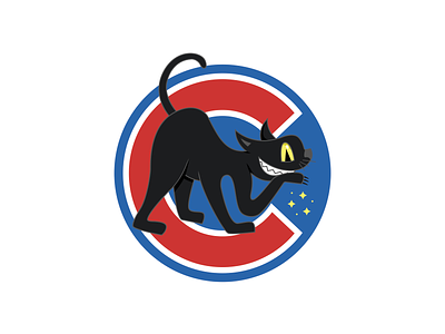 Cubs baseball chicago cubs design halloween illustration sports stickers vector