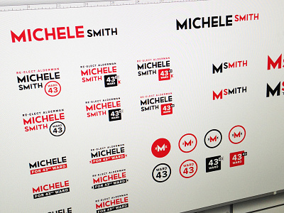 Ald. Michele Smith Brand alderman brand branding chicago design logo mark politics