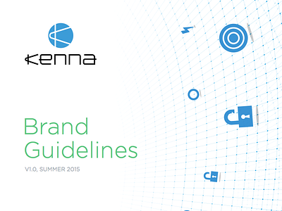 Kenna Brand Guidelines brand brand guidelines colors information security kenna kennasecurity logos