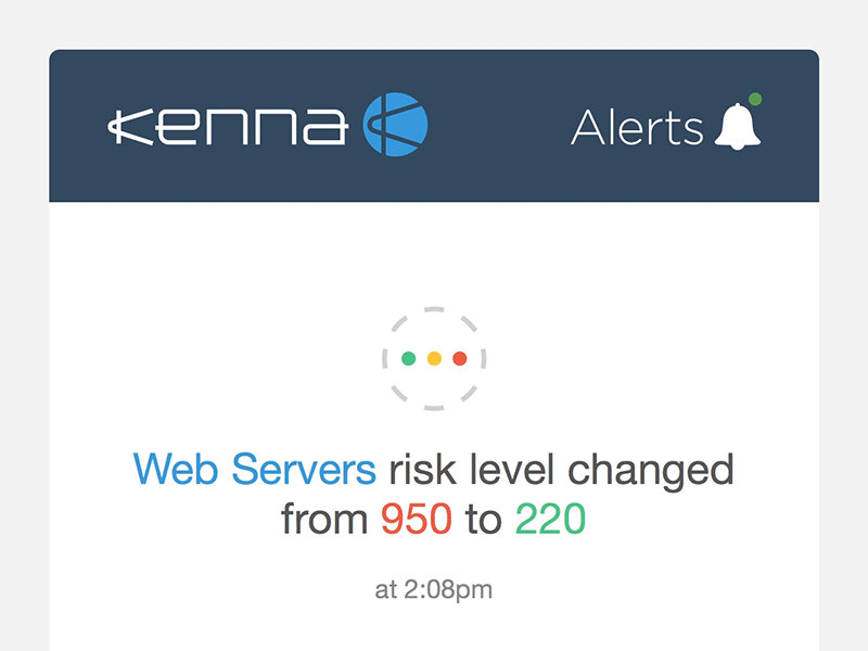 Alert Emails alerting alerts animation gif kenna kenna security user interface