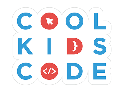 Cool Kids Code Sticker