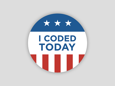 I Coded Today code engineering front end i coded today sticker
