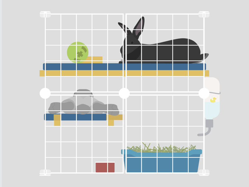 Bunny Days bunny illustration rabbit vector