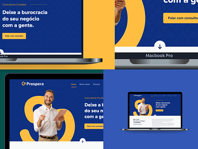 Website Prospera contabilidade accounting contabilidade design figma figmadesign interface site ui ui design uidesign ux uxdesign uxui web design webdesign website website design